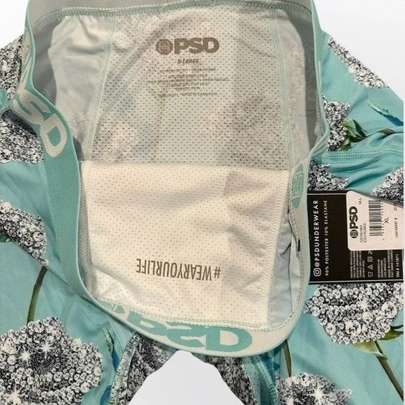 2-Pack PSD Boxer Briefs Bundle | Kiyan Anthony "Jungle" & Iced Roses | Men's XL - Picture 4 of 10